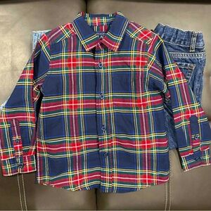Plaid Kids Shirt